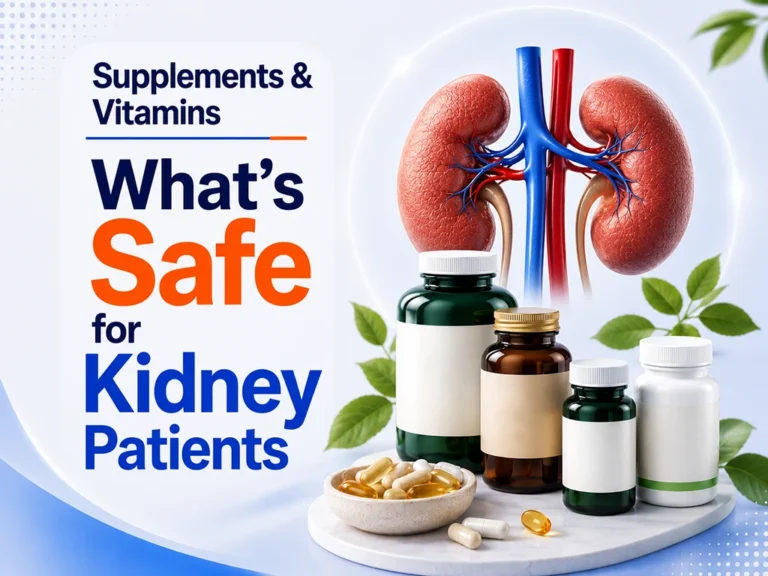Supplements & Vitamins: What’s Safe for Kidney Patients?